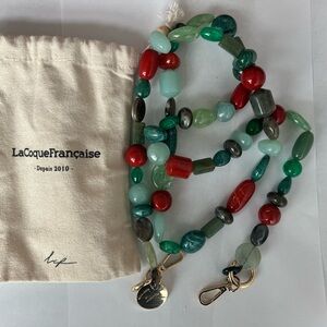 La Coque Francaise Perles Semi Precious Phone Chain